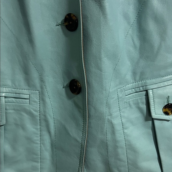 Carlisle Leather Blue Jacket - Picture 4 of 12